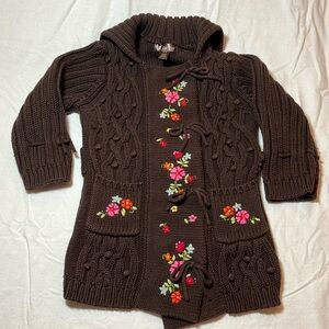 3T CC Bates long Knit sweater jacket